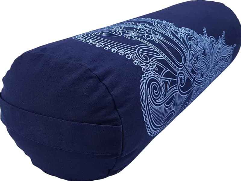 Tvamm Lifestyle Bolster De Yoga 60 X 22 Cm – Rembourrage épeautre Bio, Housse Coton Lavable